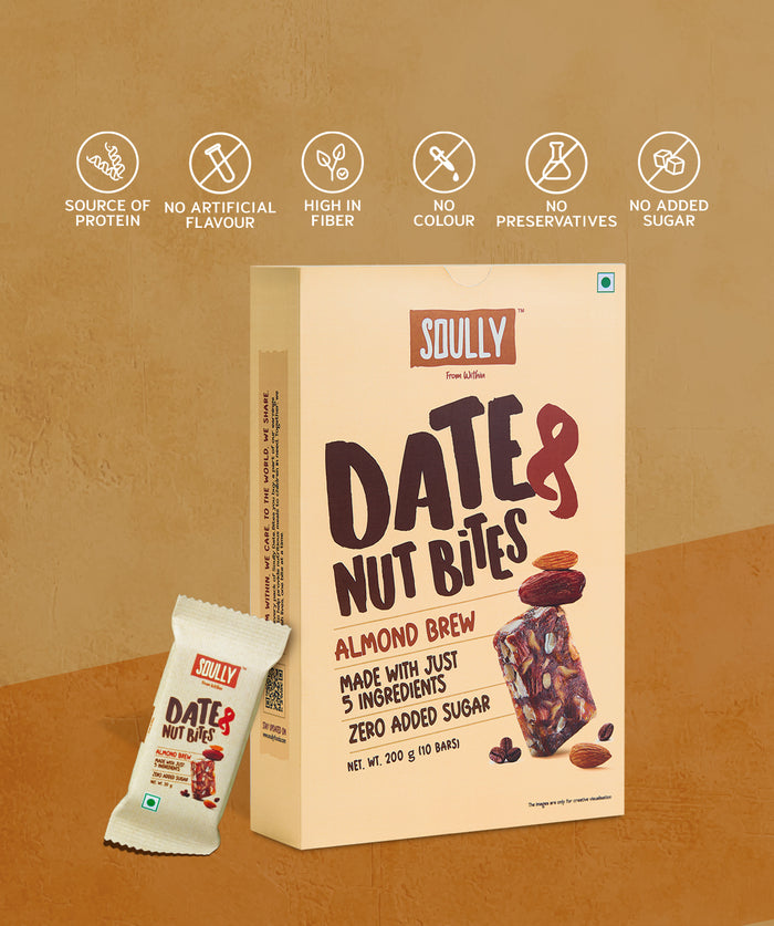 Almond Brew Date Bites