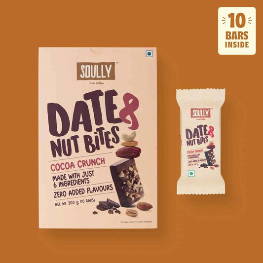 Cocoa Crunch Date & Nut Bites