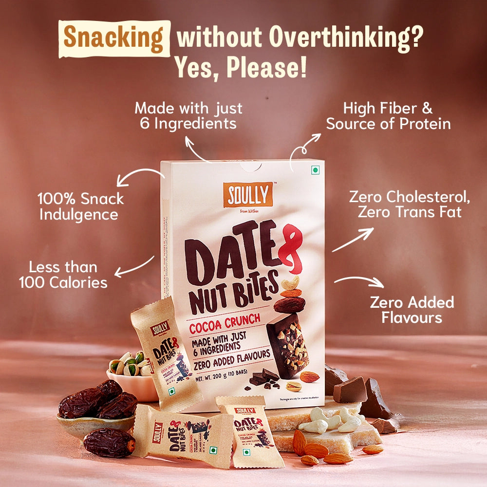 Cocoa Crunch Date Bites