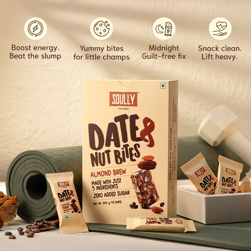 Almond Brew Date Bites