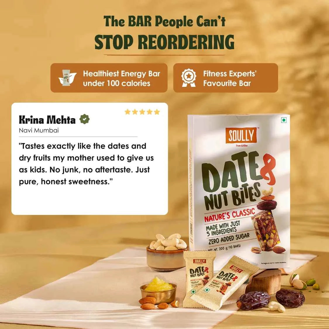 Nature's Classic Date & Nut Bites