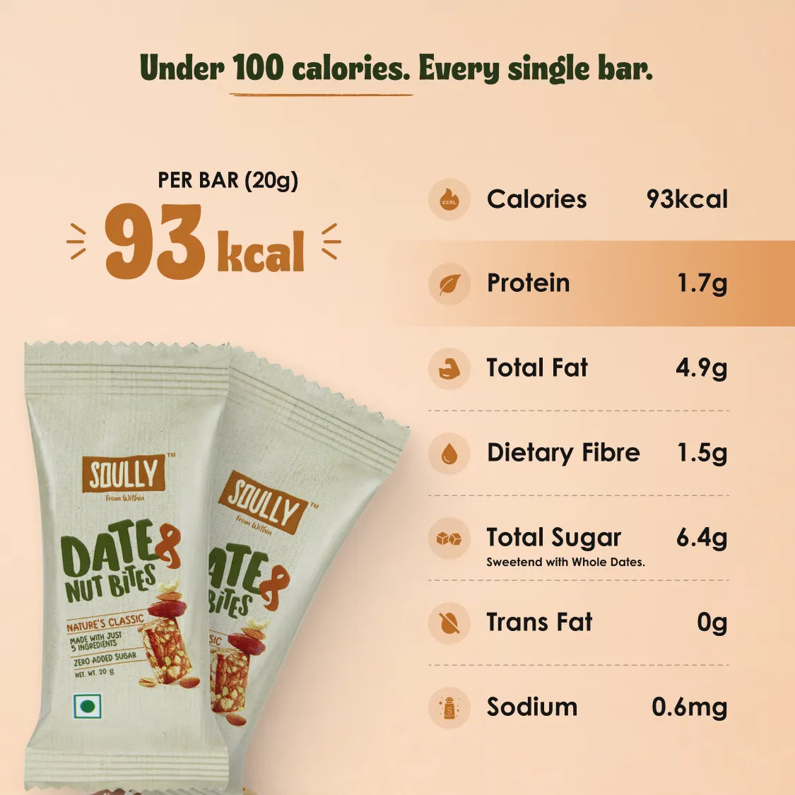 Nature's Classic Date & Nut Bites