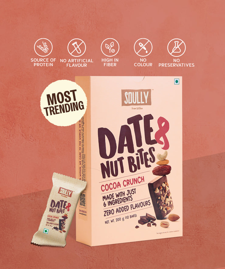 Cocoa Crunch Date Bites